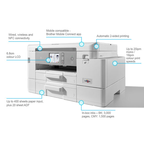 Brother MFC-J4540DW multifunction printer Inkjet A4 4800 x 1200 DPI Wi-Fi Brother MFC-J4540DW multifunction printer Inkjet A4 4800 x 1200 DPI Wi-Fi